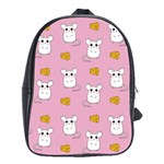 Cute Mouse Pattern School Bag (Large) Front