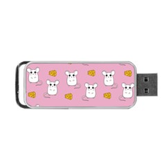 Cute Mouse Pattern Portable Usb Flash (one Side) by Valentinaart