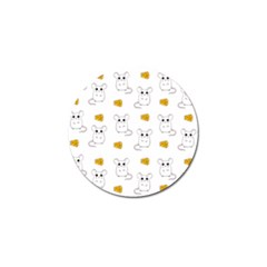 Cute Mouse Pattern Golf Ball Marker (10 Pack) by Valentinaart