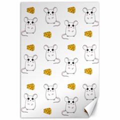 Cute Mouse Pattern Canvas 20  X 30   by Valentinaart