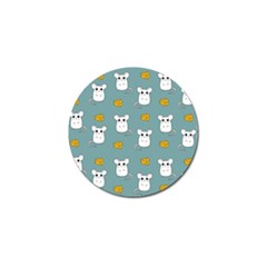 Cute Mouse Pattern Golf Ball Marker (4 Pack) by Valentinaart