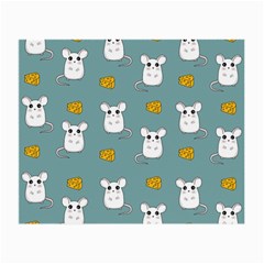 Cute Mouse Pattern Small Glasses Cloth by Valentinaart