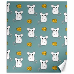 Cute Mouse Pattern Canvas 20  X 24   by Valentinaart