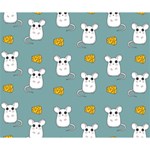 Cute Mouse Pattern Deluxe Canvas 14  x 11  14  x 11  x 1.5  Stretched Canvas