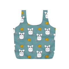 Cute Mouse Pattern Full Print Recycle Bags (s)  by Valentinaart