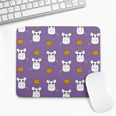 Cute Mouse Pattern Large Mousepads by Valentinaart