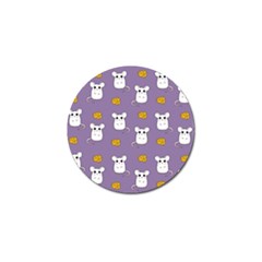 Cute Mouse Pattern Golf Ball Marker (4 Pack) by Valentinaart