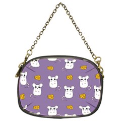 Cute Mouse Pattern Chain Purses (one Side)  by Valentinaart