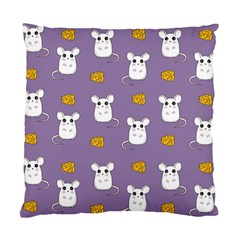 Cute Mouse Pattern Standard Cushion Case (one Side) by Valentinaart