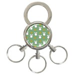 Cute Mouse Pattern 3-Ring Key Chains Front