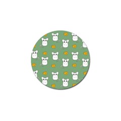 Cute Mouse Pattern Golf Ball Marker (4 Pack) by Valentinaart