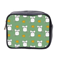 Cute Mouse Pattern Mini Toiletries Bag 2-side by Valentinaart