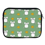 Cute Mouse Pattern Apple iPad 2/3/4 Zipper Cases Front