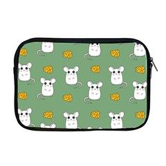 Cute Mouse Pattern Apple Macbook Pro 17  Zipper Case by Valentinaart