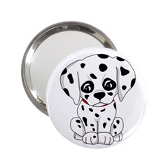 Cute Dalmatian Puppy  2 25  Handbag Mirrors by Valentinaart