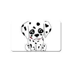 Cute Dalmatian Puppy  Magnet (name Card) by Valentinaart