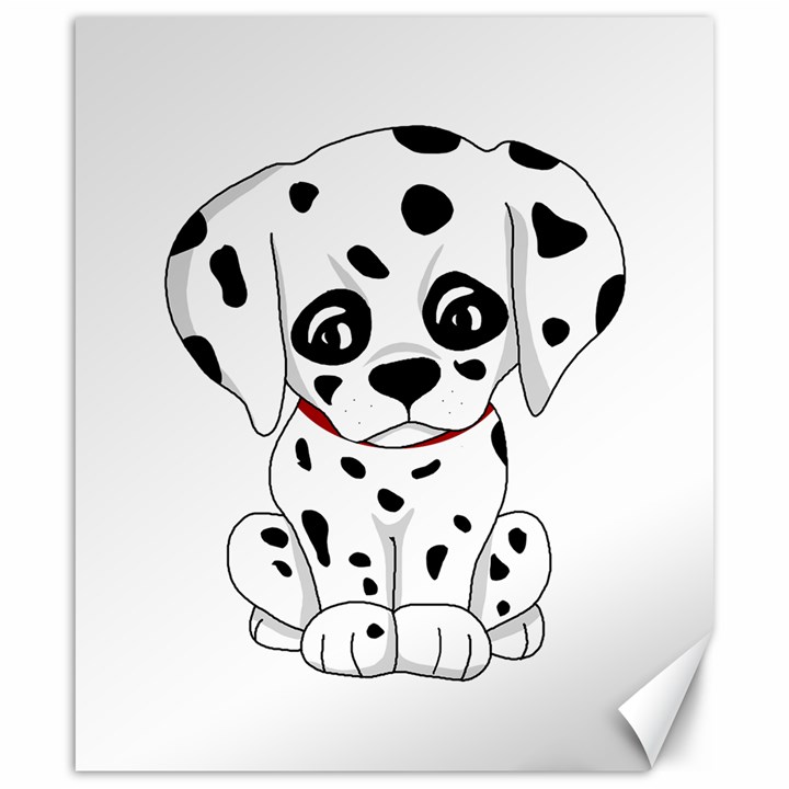 Cute Dalmatian puppy  Canvas 20  x 24  