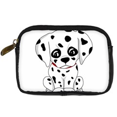 Cute Dalmatian Puppy  Digital Camera Cases by Valentinaart