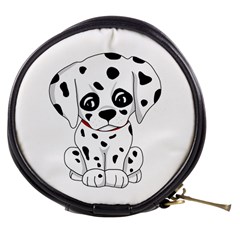 Cute Dalmatian Puppy  Mini Makeup Bags by Valentinaart