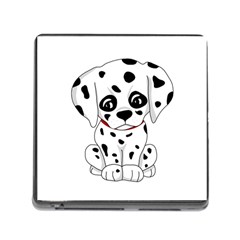 Cute Dalmatian Puppy  Memory Card Reader (square) by Valentinaart