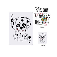 Cute Dalmatian Puppy  Playing Cards 54 (mini)  by Valentinaart