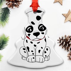 Cute Dalmatian Puppy  Ornament (christmas Tree) 