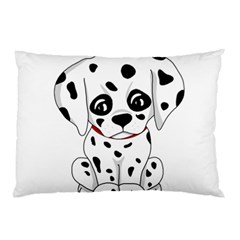 Cute Dalmatian Puppy  Pillow Case (two Sides) by Valentinaart