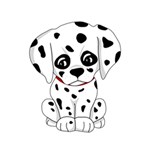 Cute Dalmatian puppy  Deluxe Canvas 14  x 11  14  x 11  x 1.5  Stretched Canvas