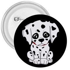 Cute Dalmatian Puppy  3  Buttons by Valentinaart