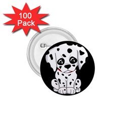 Cute Dalmatian Puppy  1 75  Buttons (100 Pack)  by Valentinaart