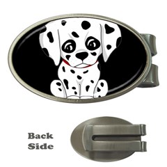 Cute Dalmatian Puppy  Money Clips (oval) 