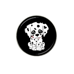 Cute Dalmatian Puppy  Hat Clip Ball Marker by Valentinaart