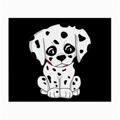 Cute Dalmatian Puppy  Small Glasses Cloth by Valentinaart