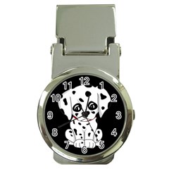 Cute Dalmatian Puppy  Money Clip Watches by Valentinaart