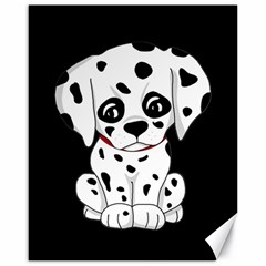 Cute Dalmatian Puppy  Canvas 16  X 20   by Valentinaart