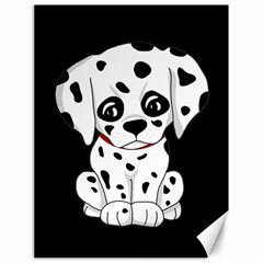 Cute Dalmatian Puppy  Canvas 18  X 24   by Valentinaart