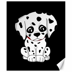 Cute Dalmatian Puppy  Canvas 20  X 24   by Valentinaart