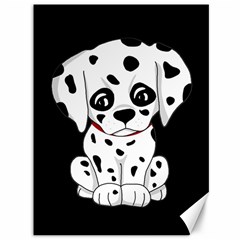 Cute Dalmatian Puppy  Canvas 36  X 48   by Valentinaart