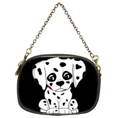 Cute Dalmatian Puppy  Chain Purses (two Sides)  by Valentinaart