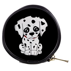 Cute Dalmatian Puppy  Mini Makeup Bags by Valentinaart