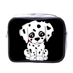 Cute Dalmatian Puppy  Mini Toiletries Bags by Valentinaart