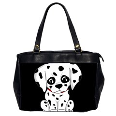 Cute Dalmatian Puppy  Office Handbags (2 Sides)  by Valentinaart