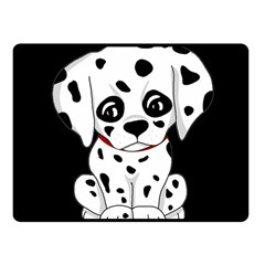 Cute Dalmatian Puppy  Fleece Blanket (small) by Valentinaart