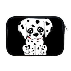 Cute Dalmatian Puppy  Apple Macbook Pro 17  Zipper Case by Valentinaart