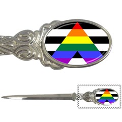 Straight Ally Flag Letter Openers by Valentinaart