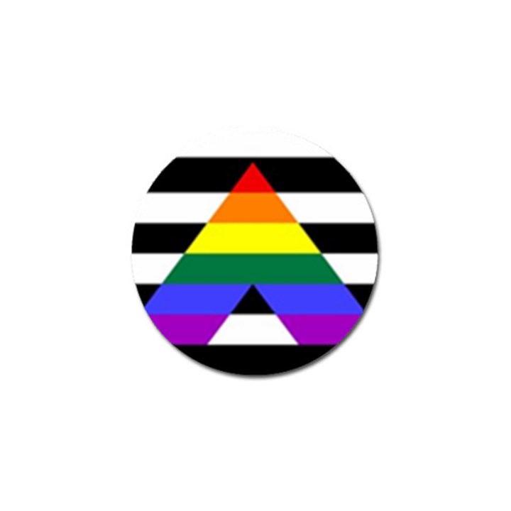 Straight Ally flag Golf Ball Marker (4 pack)