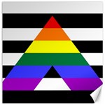 Straight Ally flag Canvas 12  x 12   11.4 x11.56  Canvas - 1