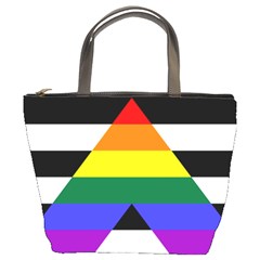 Straight Ally Flag Bucket Bags by Valentinaart