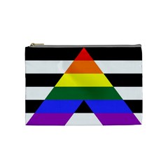 Straight Ally Flag Cosmetic Bag (medium)  by Valentinaart