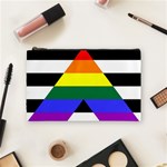 Straight Ally flag Cosmetic Bag (Medium)  Front